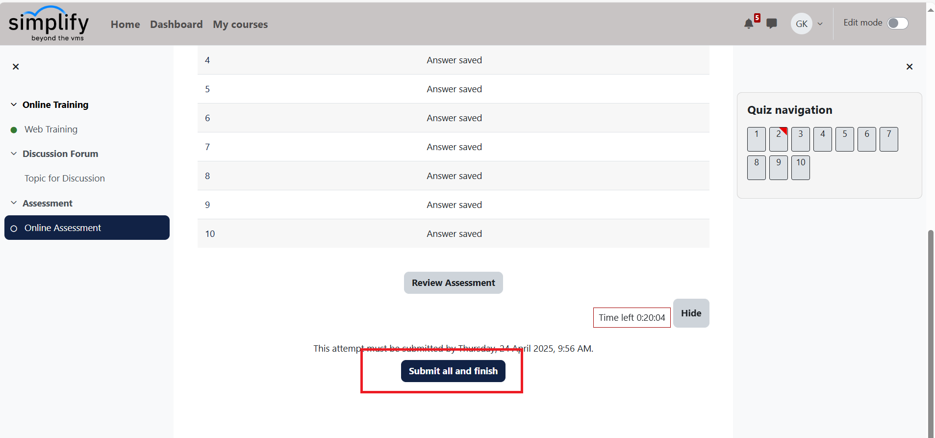 Login Page