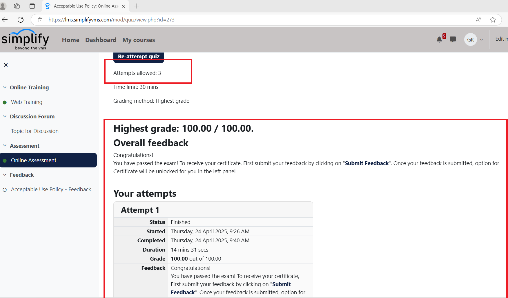 Login Page